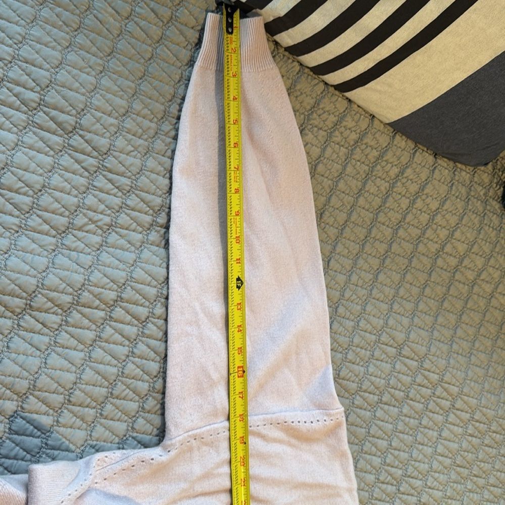 Joie Wool Split Hem Pullover Pink Sweater Size Me… - image 6